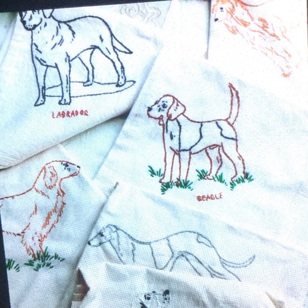 🍄  COMING. 🔜Vintage Dish Towels